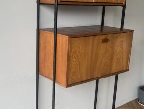 Avalon Vintage Mid Century Ladderax Style Modular Wall Unit