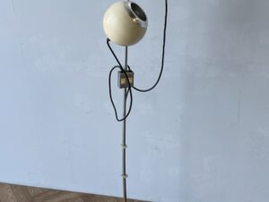 Amazing Rare Vintage Retro Eyeball Ball Chrome Floor Lamp