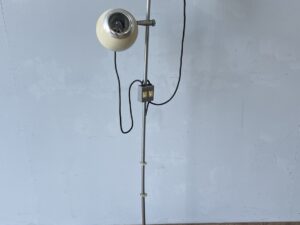 Amazing Rare Vintage Retro Eyeball Ball Chrome Floor Lamp