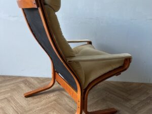 Siesta Chair Ingmar Relling Westnofa Ekornes Vintage MCM Lounge Armchair #2