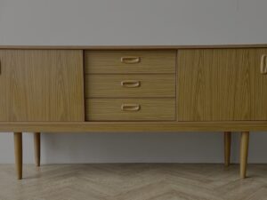 Schreiber Large Vintage Sideboard With Drawers And Cupboards